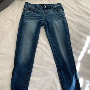 Ladies Buckle Black No53 Skinny Jeans Sz28